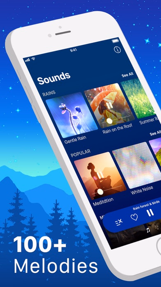 Relaxed - Sleep Sounds & Relax Screenshot 1 - AppWisp.com Relaxed - Sleep Sounds & Relax Screenshot 1 - AppWisp.com