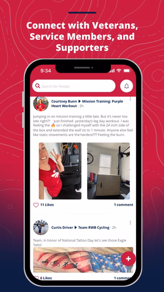 Team RWB Screenshot 1 - AppWisp.com Team RWB Screenshot 1 - AppWisp.com