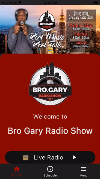Bro Gary Radio Show Screenshot 1 - AppWisp.com Bro Gary Radio Show Screenshot 1 - AppWisp.com