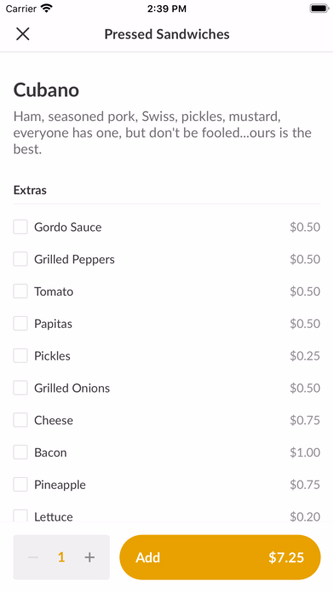 Gordos Cuban Food Screenshot 4 - AppWisp.com Gordos Cuban Food Screenshot 4 - AppWisp.com