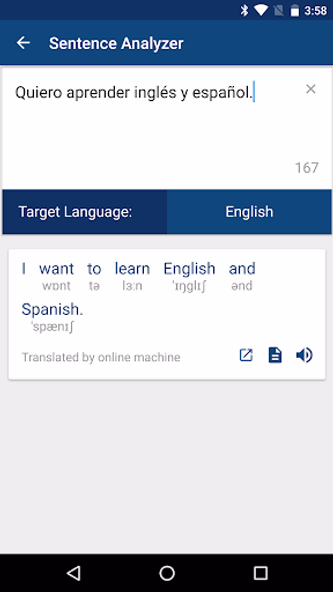 Spanish English Dictionary Screenshot 3 - AppWisp.com Spanish English Dictionary Screenshot 3 - AppWisp.com