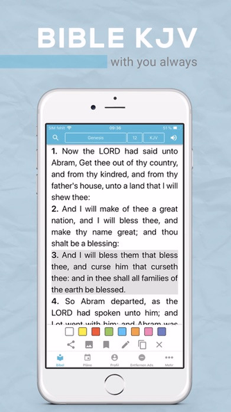 Bible KJV Screenshot 1 - AppWisp.com Bible KJV Screenshot 1 - AppWisp.com