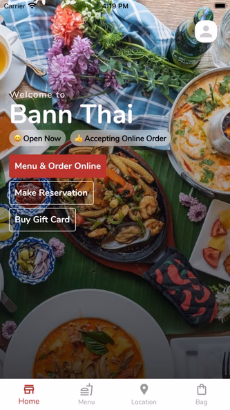 Bann Thai Screenshot 1 - AppWisp.com Bann Thai Screenshot 1 - AppWisp.com