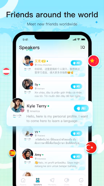 Yeetalk - Chat, Talk & Learn Screenshot 2 - AppWisp.com Yeetalk - Chat, Talk & Learn Screenshot 2 - AppWisp.com
