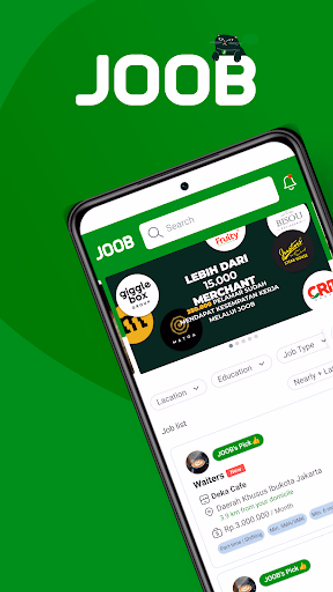 JOOB: Cari Kerja Mudah Screenshot 1 - AppWisp.com JOOB: Cari Kerja Mudah Screenshot 1 - AppWisp.com