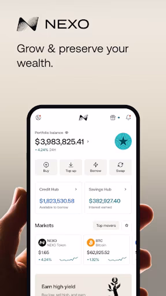 Nexo: Crypto Wealth Platform Screenshot 1 - AppWisp.com Nexo: Crypto Wealth Platform Screenshot 1 - AppWisp.com