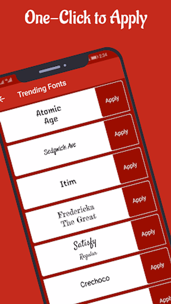 Font Manager for Huawei/Emui Screenshot 3 - AppWisp.com Font Manager for Huawei/Emui Screenshot 3 - AppWisp.com