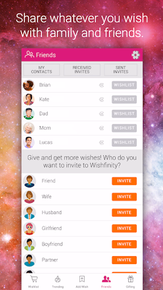 Wishfinity: Wishlist & Gifts Screenshot 3 - AppWisp.com Wishfinity: Wishlist & Gifts Screenshot 3 - AppWisp.com
