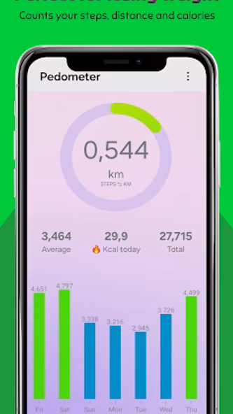 Walking: Pedometer diet Screenshot 3 - AppWisp.com Walking: Pedometer diet Screenshot 3 - AppWisp.com