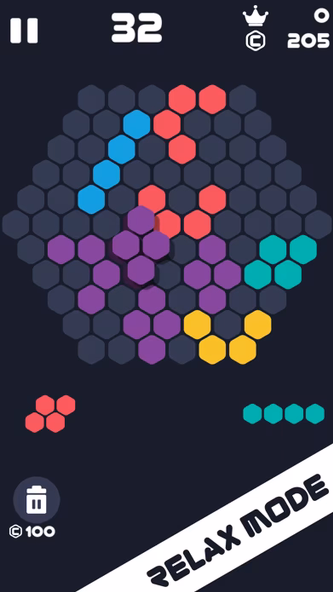 Hexa 1010 :Fill Hexagon Blocks Screenshot 4 - AppWisp.com Hexa 1010 :Fill Hexagon Blocks Screenshot 4 - AppWisp.com