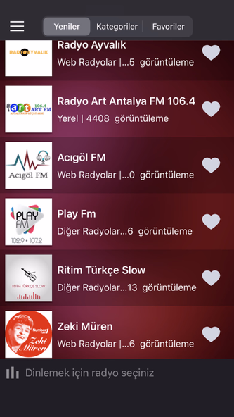 Radyo Dinle - Turkish Radios Screenshot 1 - AppWisp.com Radyo Dinle - Turkish Radios Screenshot 1 - AppWisp.com