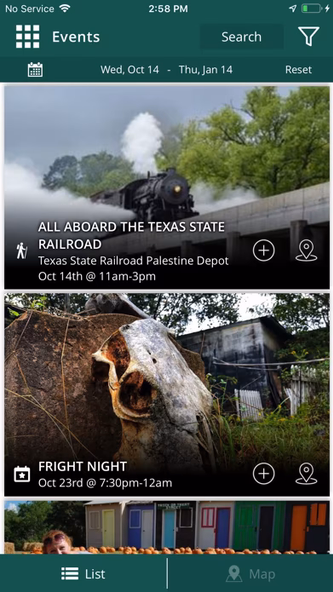 Visit Palestine, TX Screenshot 2 - AppWisp.com Visit Palestine, TX Screenshot 2 - AppWisp.com