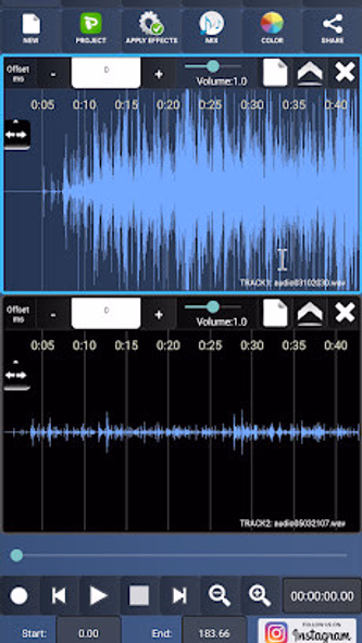 Audiosdroid Audio Studio Screenshot 1 - AppWisp.com Audiosdroid Audio Studio Screenshot 1 - AppWisp.com