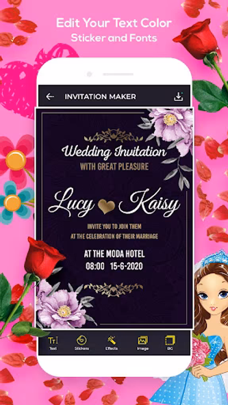 Invitation Maker, Ecards Maker Screenshot 2 - AppWisp.com