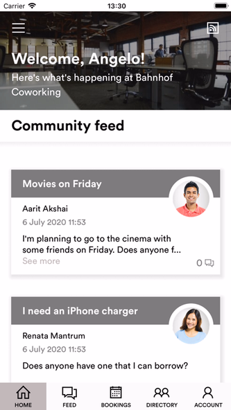 Bahnhof cowork Screenshot 2 - AppWisp.com Bahnhof cowork Screenshot 2 - AppWisp.com