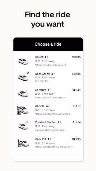 Uber - Request a ride Screenshot 4 - AppWisp.com Uber - Request a ride Screenshot 4 - AppWisp.com