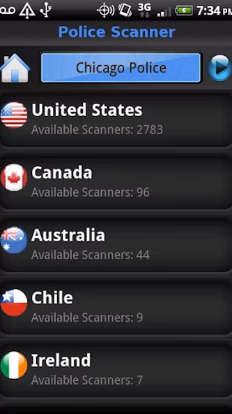 Police Scanner Screenshot 3 - AppWisp.com Police Scanner Screenshot 3 - AppWisp.com