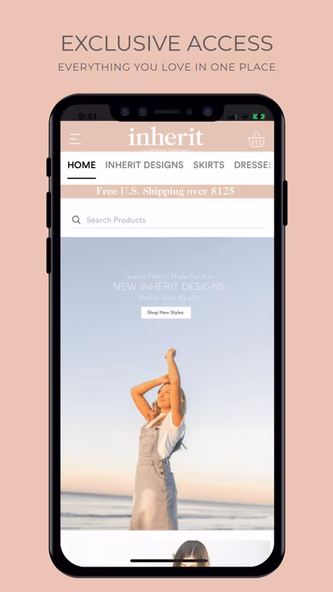 Inherit Clothing Co Screenshot 2 - AppWisp.com Inherit Clothing Co Screenshot 2 - AppWisp.com