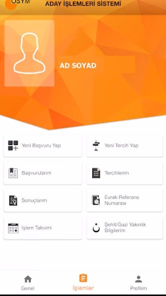 ÖSYM Aday İşlemleri Sistemi Screenshot 3 - AppWisp.com ÖSYM Aday İşlemleri Sistemi Screenshot 3 - AppWisp.com