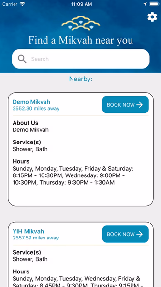 MikvahCloud Screenshot 1 - AppWisp.com MikvahCloud Screenshot 1 - AppWisp.com