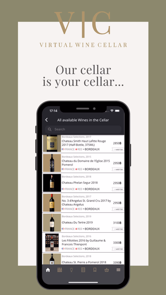 Virtual Wine Cellar Screenshot 2 - AppWisp.com Virtual Wine Cellar Screenshot 2 - AppWisp.com