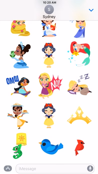 Disney Stickers: Princess Screenshot 3 - AppWisp.com Disney Stickers: Princess Screenshot 3 - AppWisp.com