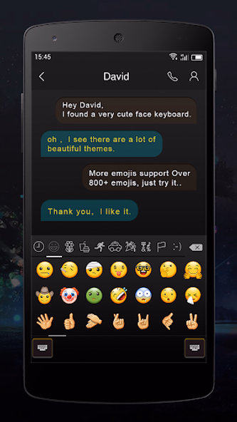 Emoji Keyboard - Black Round Screenshot 4 - AppWisp.com Emoji Keyboard - Black Round Screenshot 4 - AppWisp.com