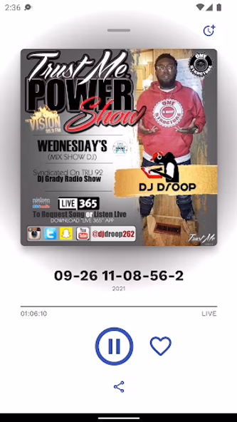 WCQB 99.9FM The Vision Screenshot 2 - AppWisp.com WCQB 99.9FM The Vision Screenshot 2 - AppWisp.com