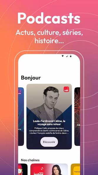Radio France : radios, podcast Screenshot 3 - AppWisp.com Radio France : radios, podcast Screenshot 3 - AppWisp.com