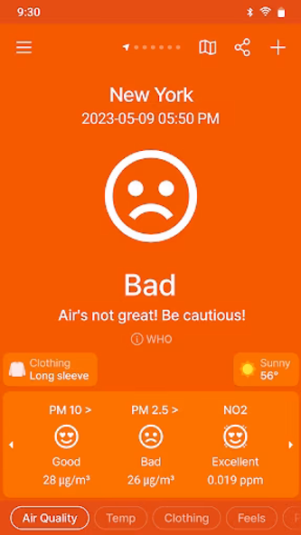 MiseMise - Air Quality, WHO Screenshot 4 - AppWisp.com MiseMise - Air Quality, WHO Screenshot 4 - AppWisp.com
