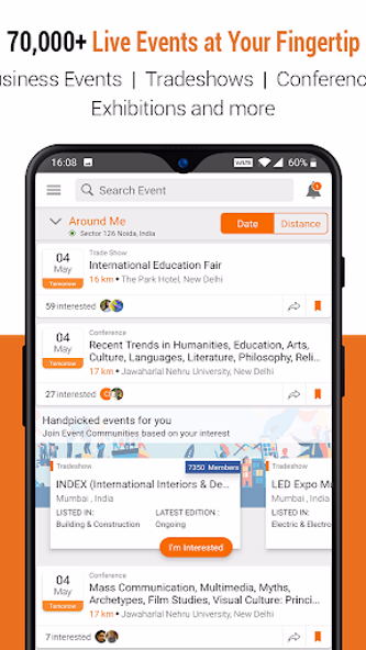 10times- Find Events & Network Screenshot 2 - AppWisp.com 10times- Find Events & Network Screenshot 2 - AppWisp.com