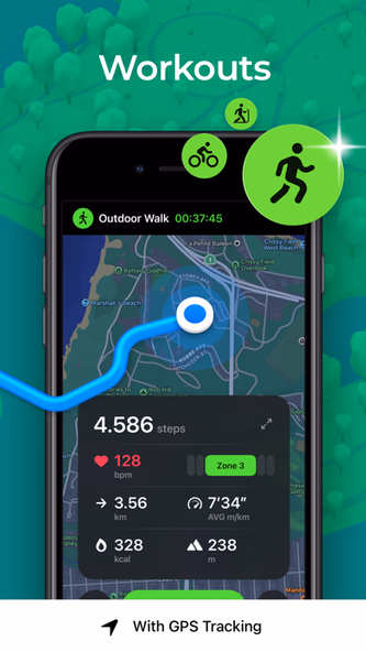 StepsApp Pedometer Screenshot 2 - AppWisp.com StepsApp Pedometer Screenshot 2 - AppWisp.com