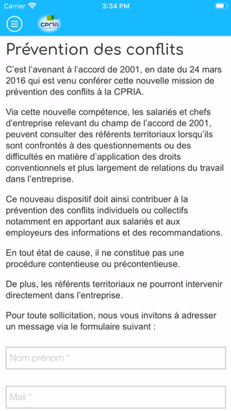 CPRIA Bourgogne Franche Comté Screenshot 3 - AppWisp.com CPRIA Bourgogne Franche Comté Screenshot 3 - AppWisp.com