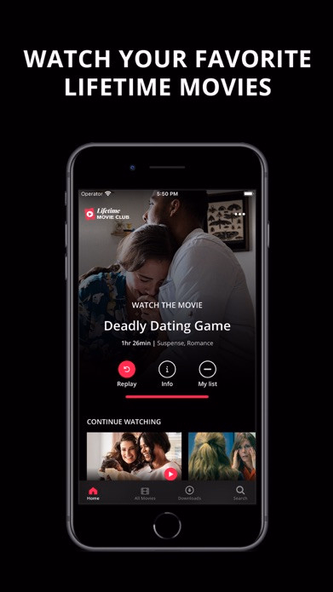 Lifetime Movie Club Screenshot 1 - AppWisp.com Lifetime Movie Club Screenshot 1 - AppWisp.com