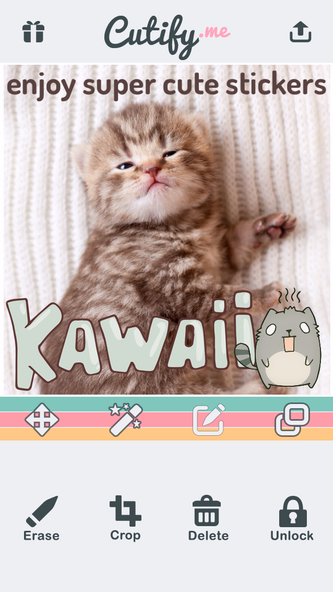 Cutify Me - Kawaii Photo Decoration with Dress Up Stickers Cute Face Masks Lovely Bokeh Light Effects and Vintage Filters Screenshot 2 - AppWisp.com Cutify Me - Kawaii Photo Decoration with Dress Up Stickers Cute Face Masks Lovely Bokeh Light Effects and Vintage Filters Screenshot 2 - AppWisp.com