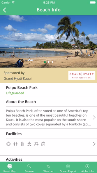 Kauai Beach Guide Screenshot 2 - AppWisp.com Kauai Beach Guide Screenshot 2 - AppWisp.com