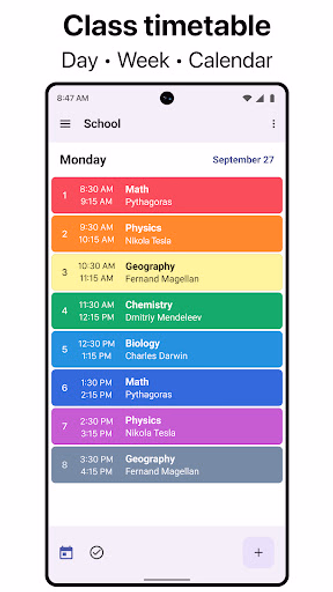Smart Timetable Screenshot 2 - AppWisp.com Smart Timetable Screenshot 2 - AppWisp.com
