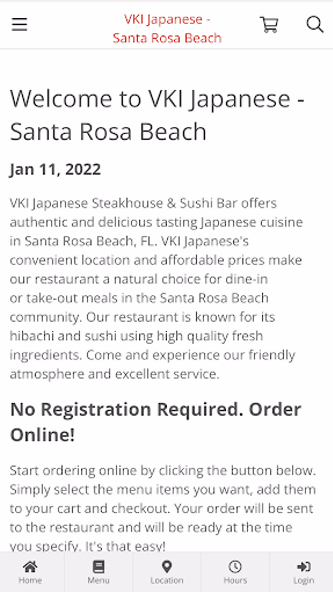 VKI Japanese Santa Rosa Beach Screenshot 1 - AppWisp.com VKI Japanese Santa Rosa Beach Screenshot 1 - AppWisp.com