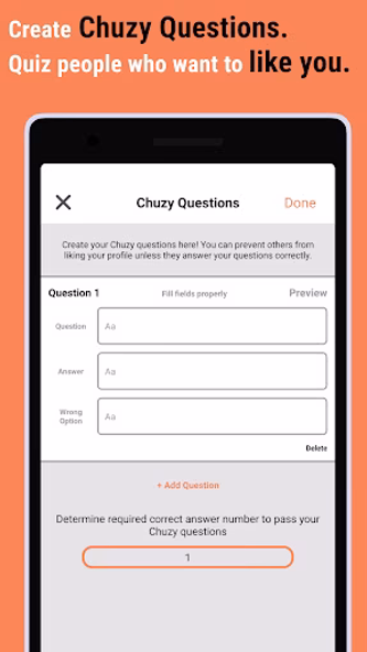 Chuzy: Dating, IQ based Screenshot 4 - AppWisp.com Chuzy: Dating, IQ based Screenshot 4 - AppWisp.com