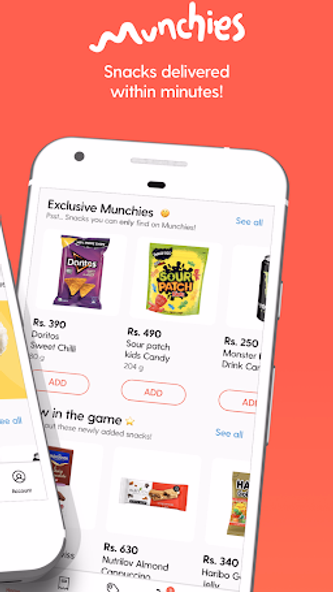 Munchies: Snack Delivery App Screenshot 2 - AppWisp.com Munchies: Snack Delivery App Screenshot 2 - AppWisp.com