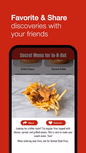Secret Menu for In-N-Out Screenshot 3 - AppWisp.com Secret Menu for In-N-Out Screenshot 3 - AppWisp.com