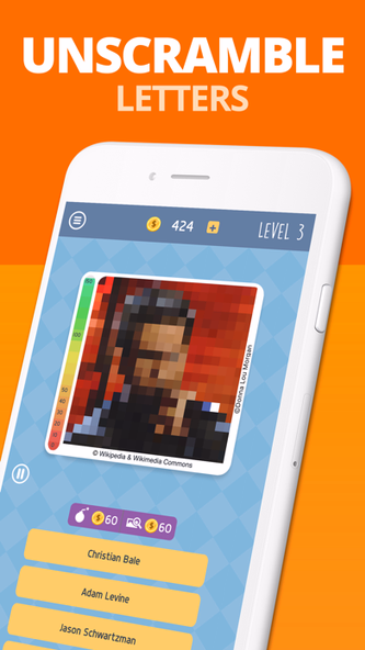 Celebrity Guess: Icon Pop Quiz Screenshot 3 - AppWisp.com Celebrity Guess: Icon Pop Quiz Screenshot 3 - AppWisp.com