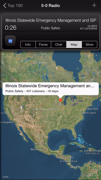 5-0 Radio Pro Police Scanner Screenshot 1 - AppWisp.com 5-0 Radio Pro Police Scanner Screenshot 1 - AppWisp.com