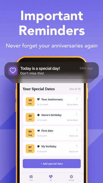 My Luv: Relationship Counter Screenshot 2 - AppWisp.com My Luv: Relationship Counter Screenshot 2 - AppWisp.com
