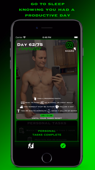75 Day Program - Tough Habits Screenshot 3 - AppWisp.com 75 Day Program - Tough Habits Screenshot 3 - AppWisp.com