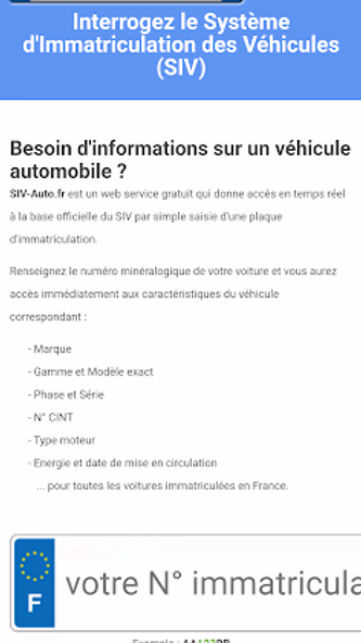 Historique Voiture Screenshot 3 - AppWisp.com Historique Voiture Screenshot 3 - AppWisp.com