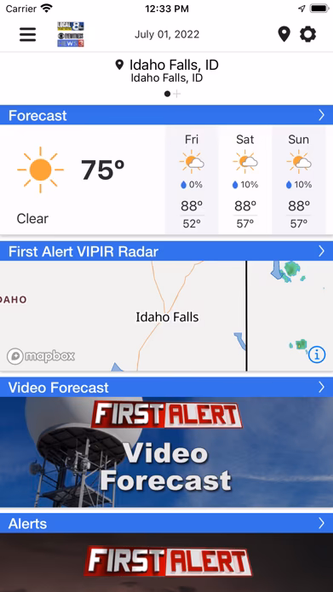 KIFI KIDK Weather Screenshot 1 - AppWisp.com KIFI KIDK Weather Screenshot 1 - AppWisp.com