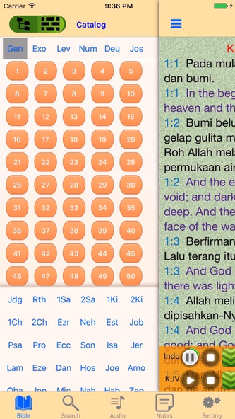 Alkitab Indonesian-English Bilingual Audio Bible Screenshot 3 - AppWisp.com Alkitab Indonesian-English Bilingual Audio Bible Screenshot 3 - AppWisp.com