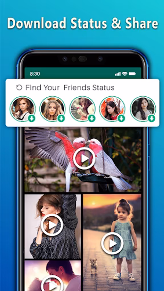 Status Saver for Whatsapp Screenshot 4 - AppWisp.com Status Saver for Whatsapp Screenshot 4 - AppWisp.com
