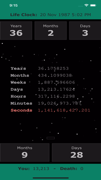 Life Clock by SDK Screenshot 1 - AppWisp.com Life Clock by SDK Screenshot 1 - AppWisp.com
